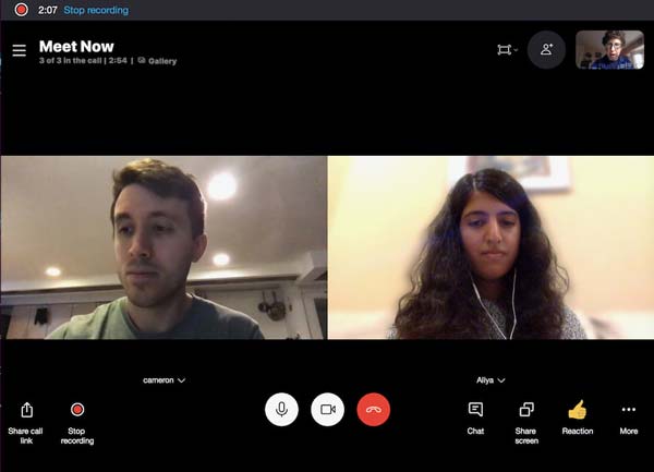 Google Hangouts Meet Recording