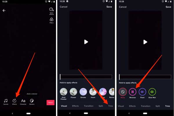 Tiktok'ta Ters Video Yayınlandı