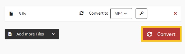 Converti Flash in HTML5 Cloudconvert