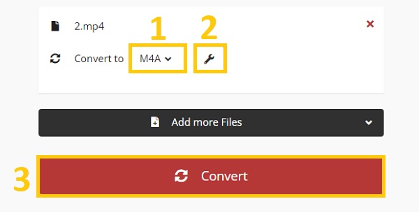 Convertiți WAV în MP4 Cloud Convert