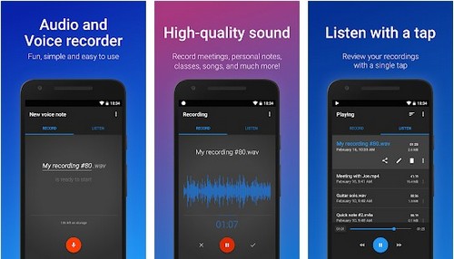 Easy Voice Recorder App