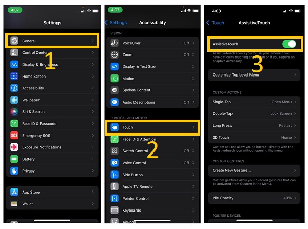 iPhone Assistive Touch inschakelen