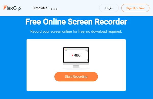 Flexclip ingyenes online képernyőrögzítő