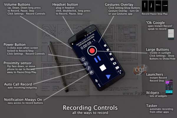 Hoge resolutie audiorecorder