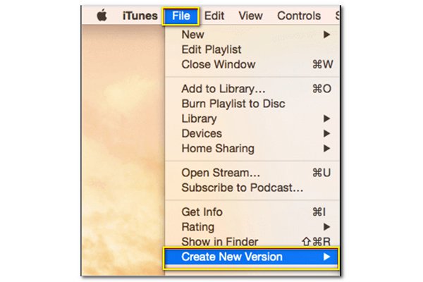 iTunes Μετατροπή MP4 σε WAV