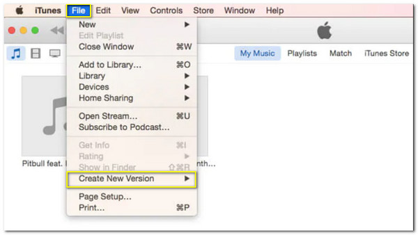 iTunes สร้างเวอร์ชัน MP3