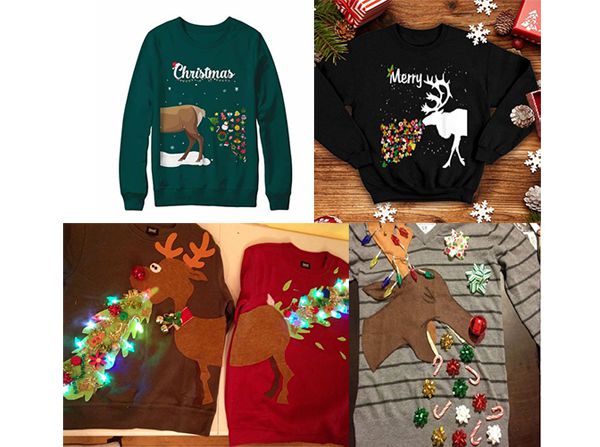 Nauseous Reindeer Sweater
