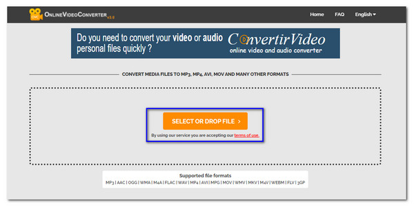 Online Video Converter Επιλέξτε αρχεία