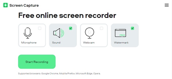 Screen Capture Free Online Screen Recorder