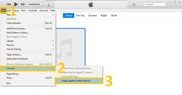 Begin met het converteren van iTunes