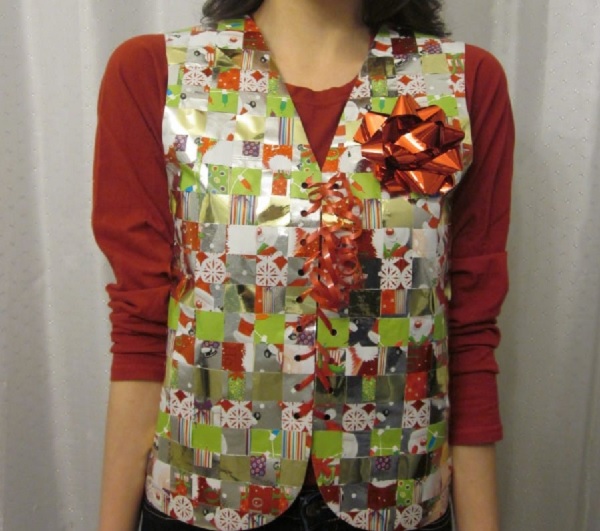 Unused Gift Wrap Sweater