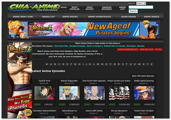 Chia-Anime webhely