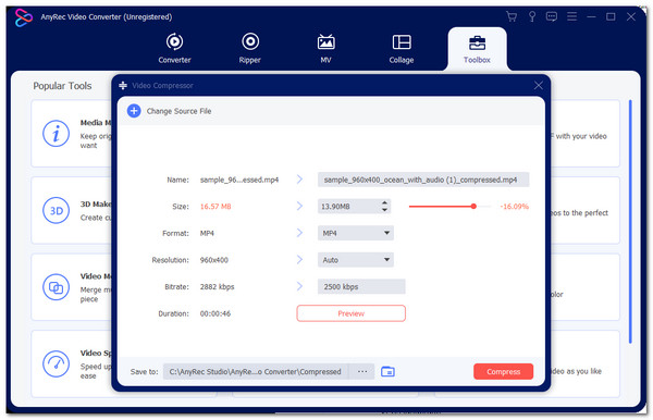 Mampatkan Video Kepada Saiz Yang Diingini