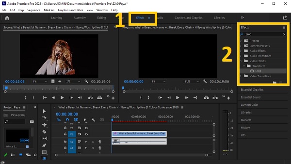 Crop Videos In Premiere