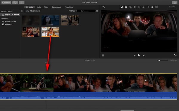 iMovie 添加文件 MAC