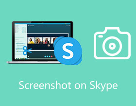 Schermafbeelding op Skype