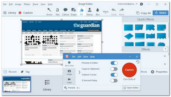 Snagit 視頻編輯器