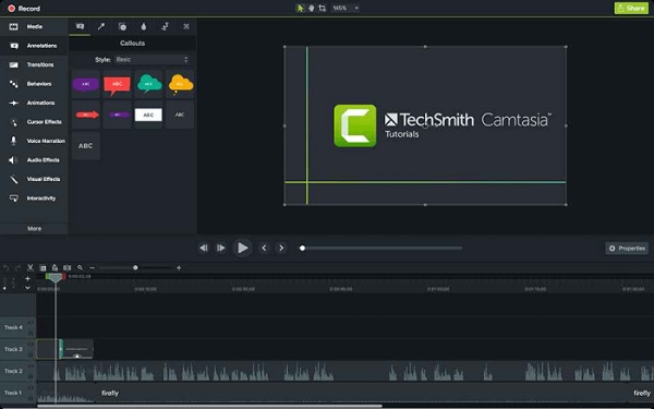 Phần mềm quay video Camtasia