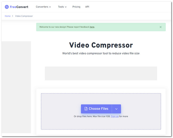 用于 Discord 的 FreeConvert 视频压缩器
