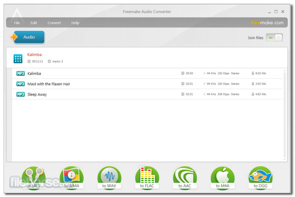 Freemkae Audio Converter MP3-compressor