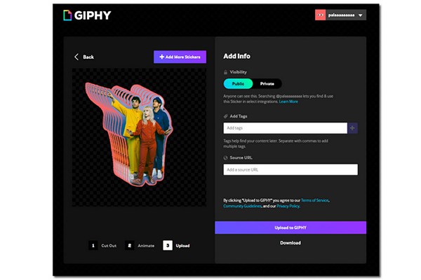 Giphy Subir Descargar