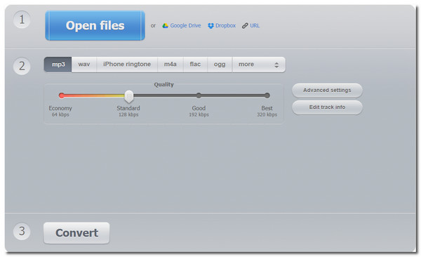 Online Audio Converter MP3-Kompressor