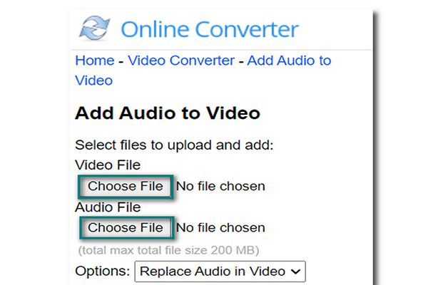 Online Convert Choose File