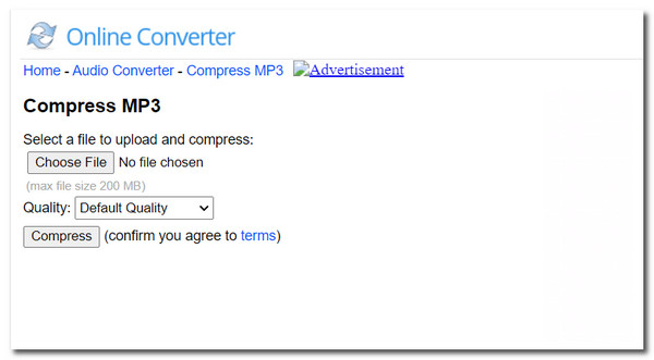 Convertidor en línea Compresor MP3