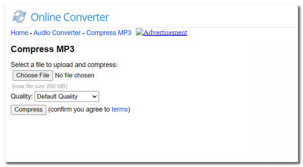 Convertitore online Compressore MP3