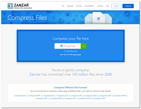Zamzar Video Compressor สำหรับ Discord