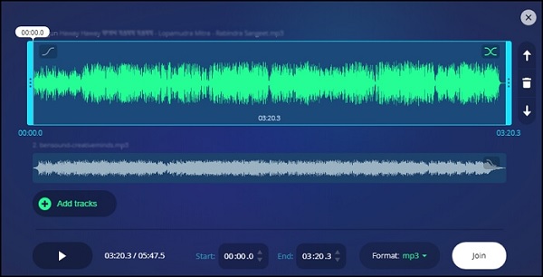 Audio Joiner in linea