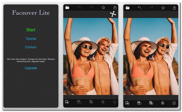 Aplicativo de substituição de rosto FaceOver Lite