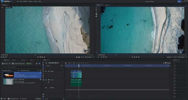 HitFilm Express เปลี่ยนภูมิทัศน์