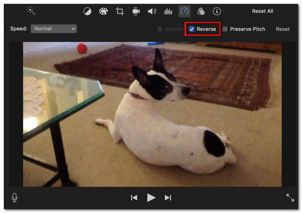 iMovie התאם מהירות
