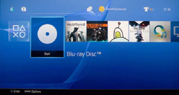 Riproduci DVD su PS4