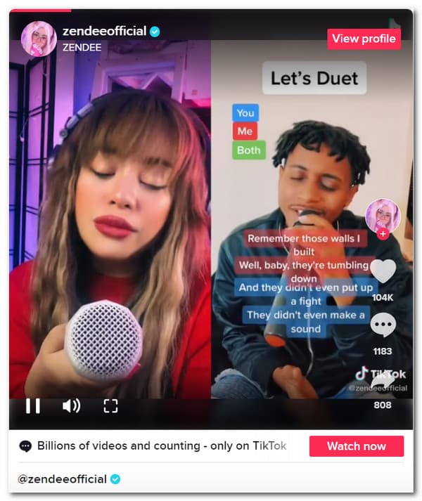 TikTok Duet 如何獲得 TikTok 瀏覽量