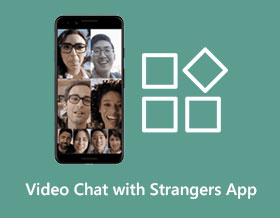 Videokeskustelu Strangers-sovelluksen kanssa