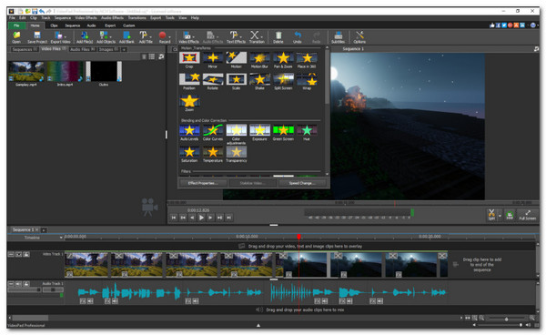 VideoPad Video Editor Videoumkehrer