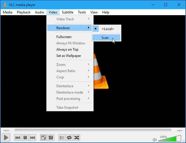مسجل ويب ميديا بلاير VLC