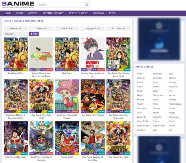 9Anime Site Like AnimeUltima