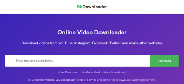 BitDownloader-sivusto, kuten Offliberty