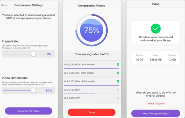 Compresser la vidéo et redimensionner la vidéo