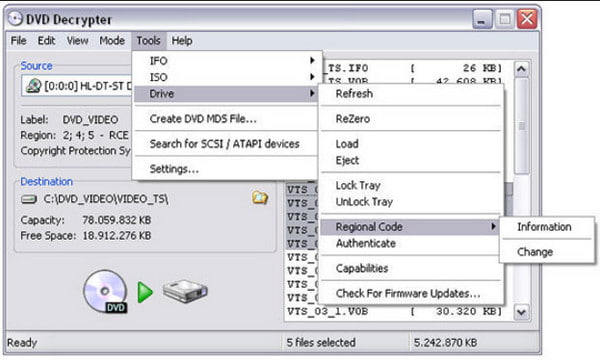 DVD Decrypter ISO to VOB Free Convertrer Program