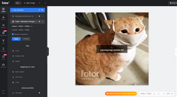 Fotor Как улучшить качество изображения