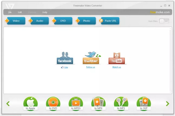 Freemake Video Converter ISO เป็น VOB โปรแกรมแปลงฟรี