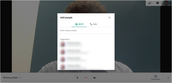 Google Meet Add People
