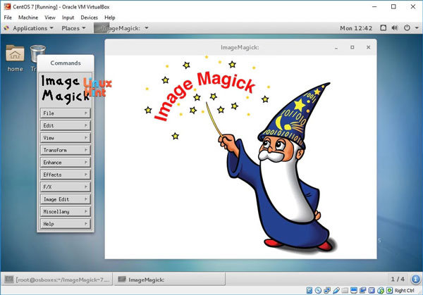 ImageMagick Linux Snipping