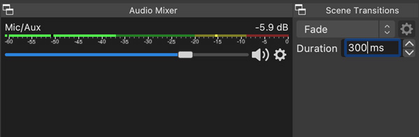 OBS Audio Mixer