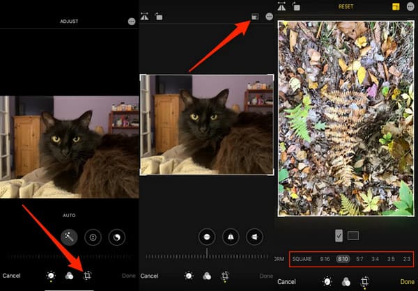 Приложение «Фотографии» Изменить разрешение фотографий на iPhone