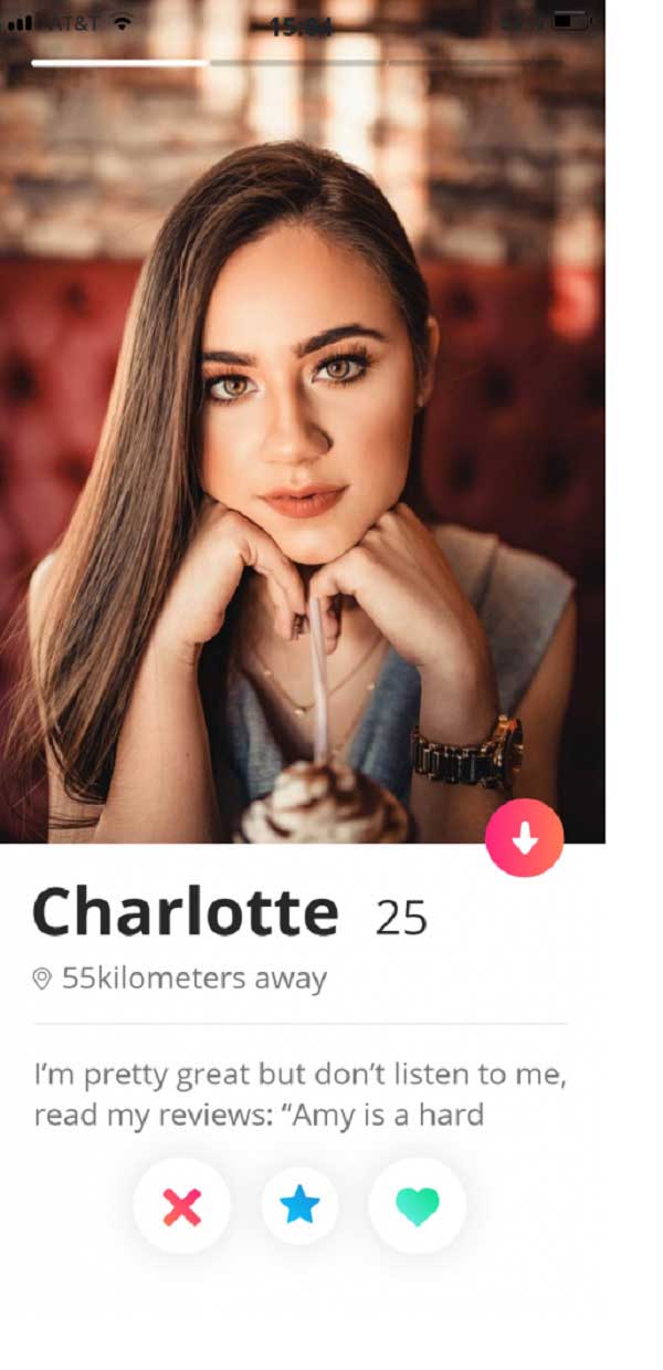 Bios do Tinder Charlotte
